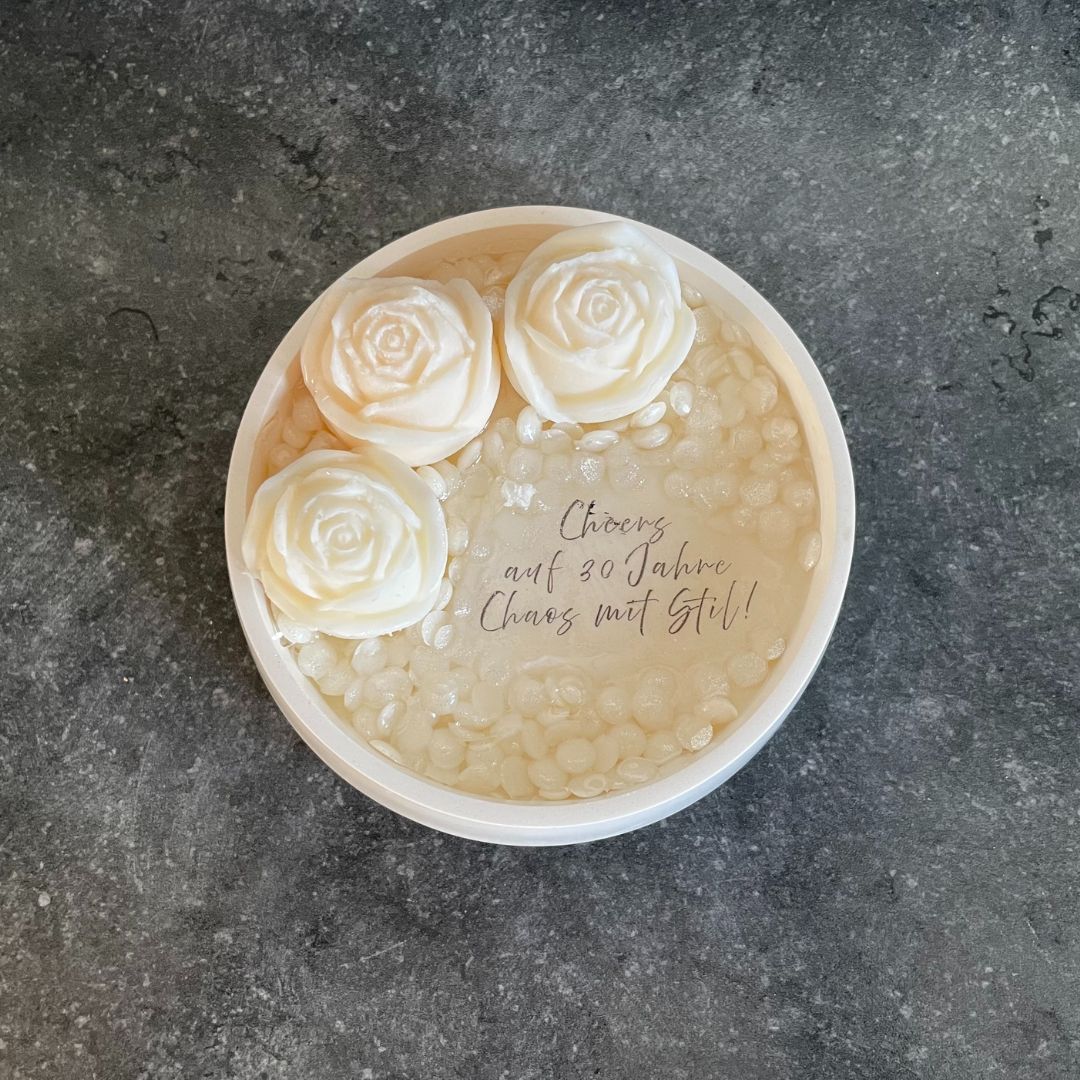 Kerze "Sanfte Worte" - klein